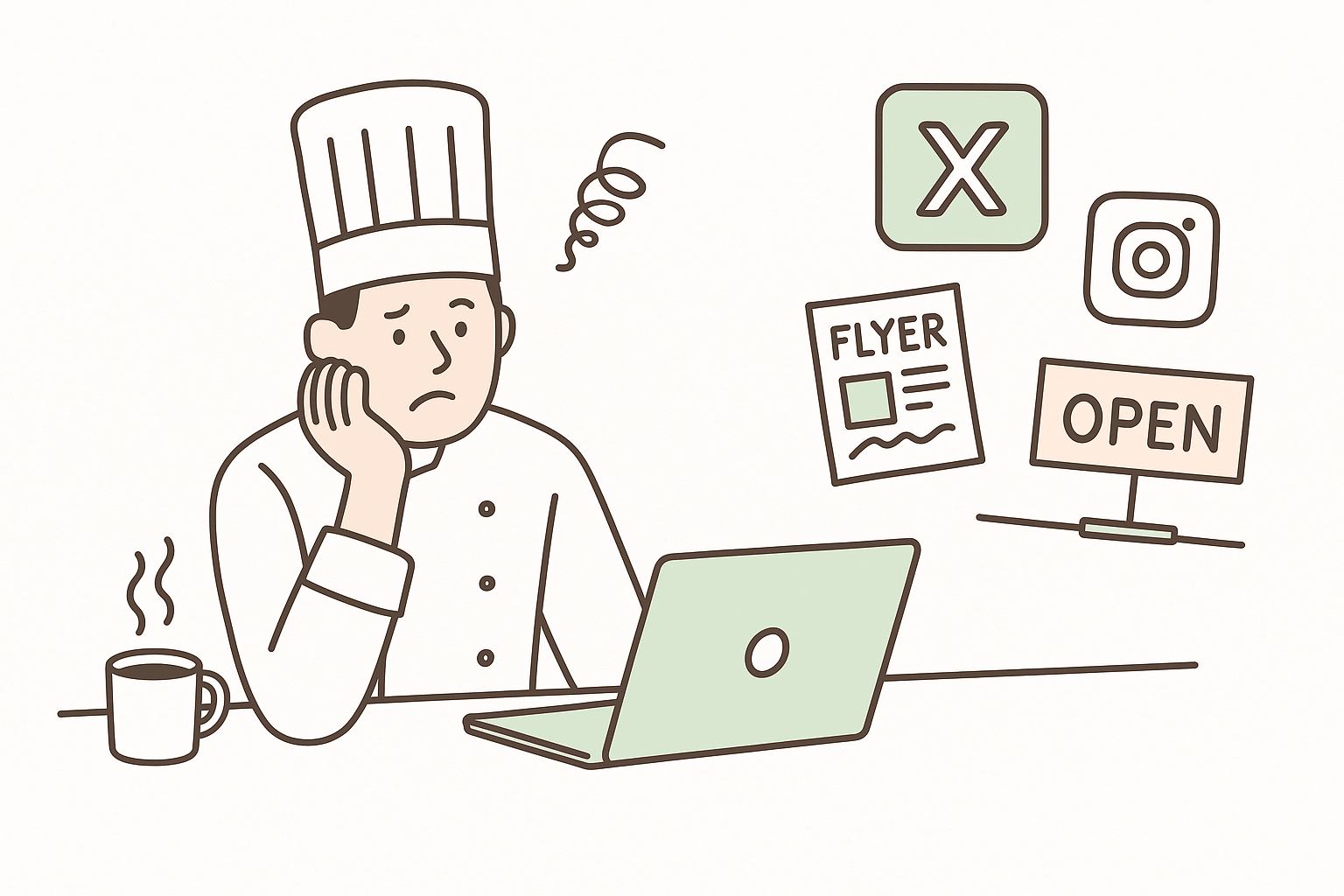 失敗⑤:集客・宣伝を後回しにした